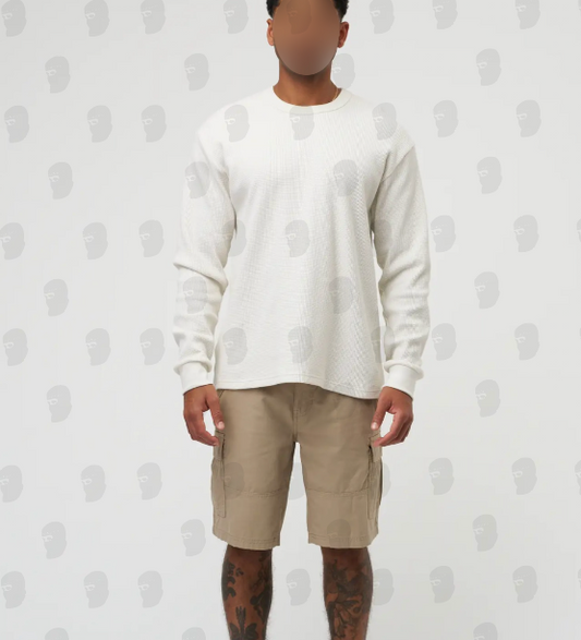 Regular Fit Cargo Shorts in Tan